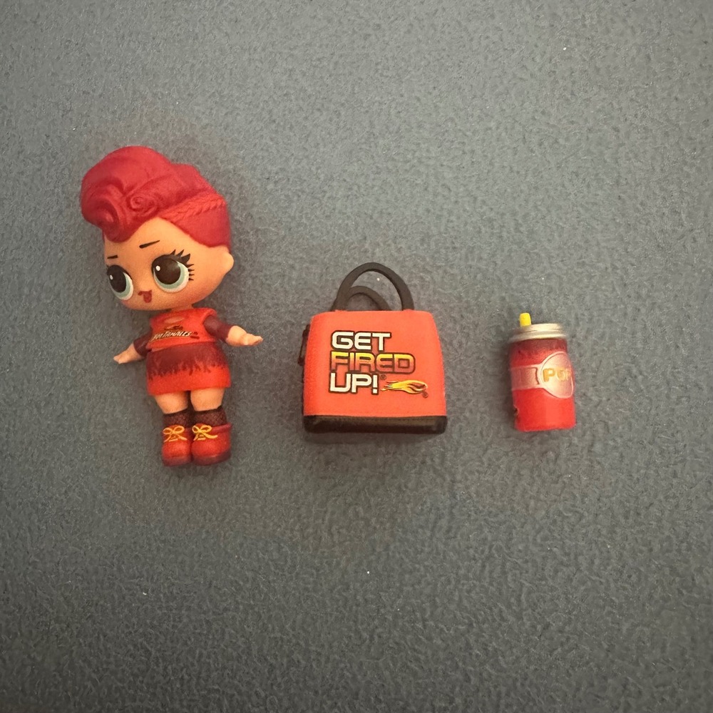 LOL Surprise Loves Mini Sweets Hot Tamales Doll with Accessories Red Candy Theme